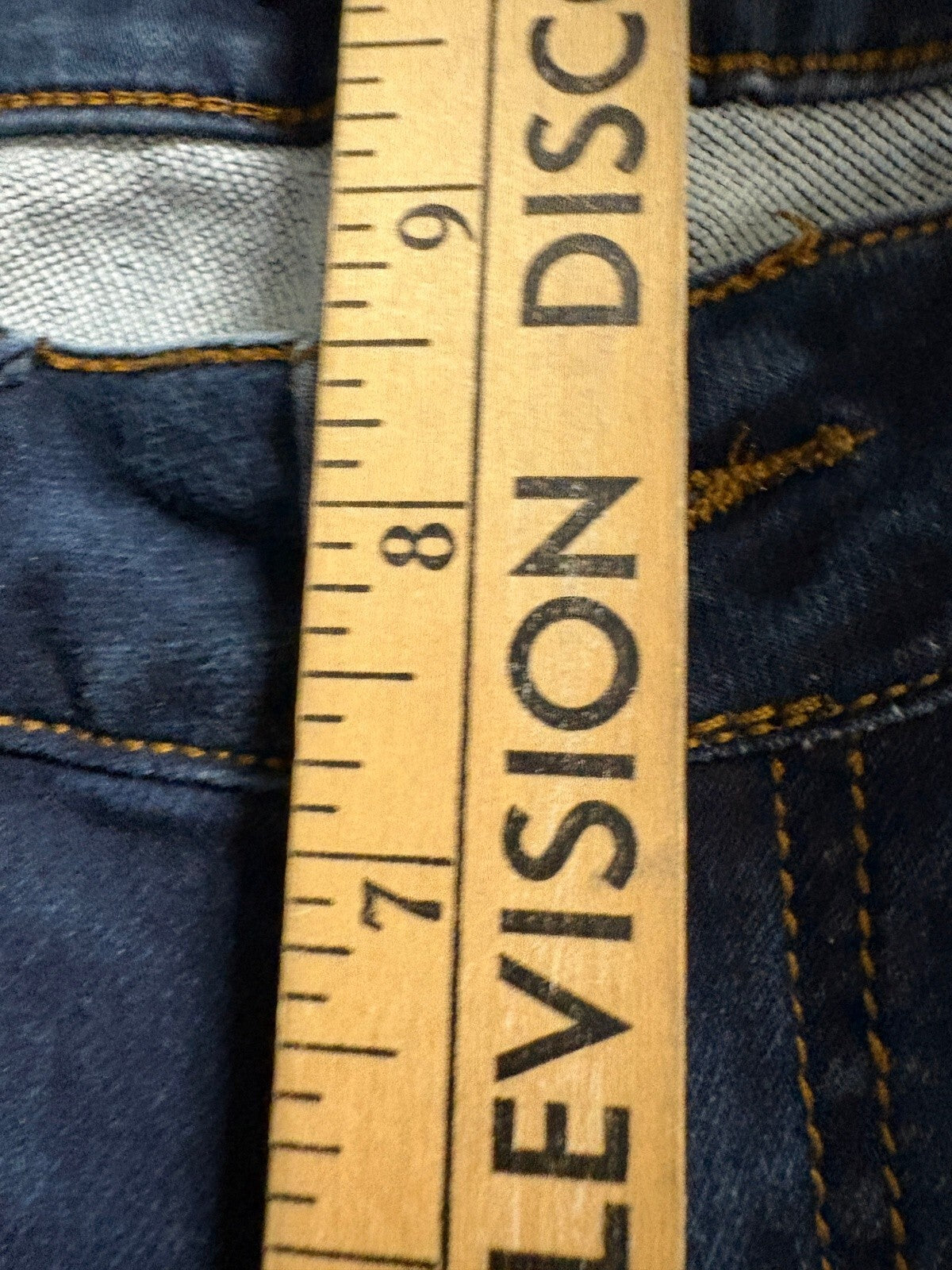 Angel Kiss Jeans Womens Size 9 Blue Skinny Stretch Distressed Ankle Dark Wash