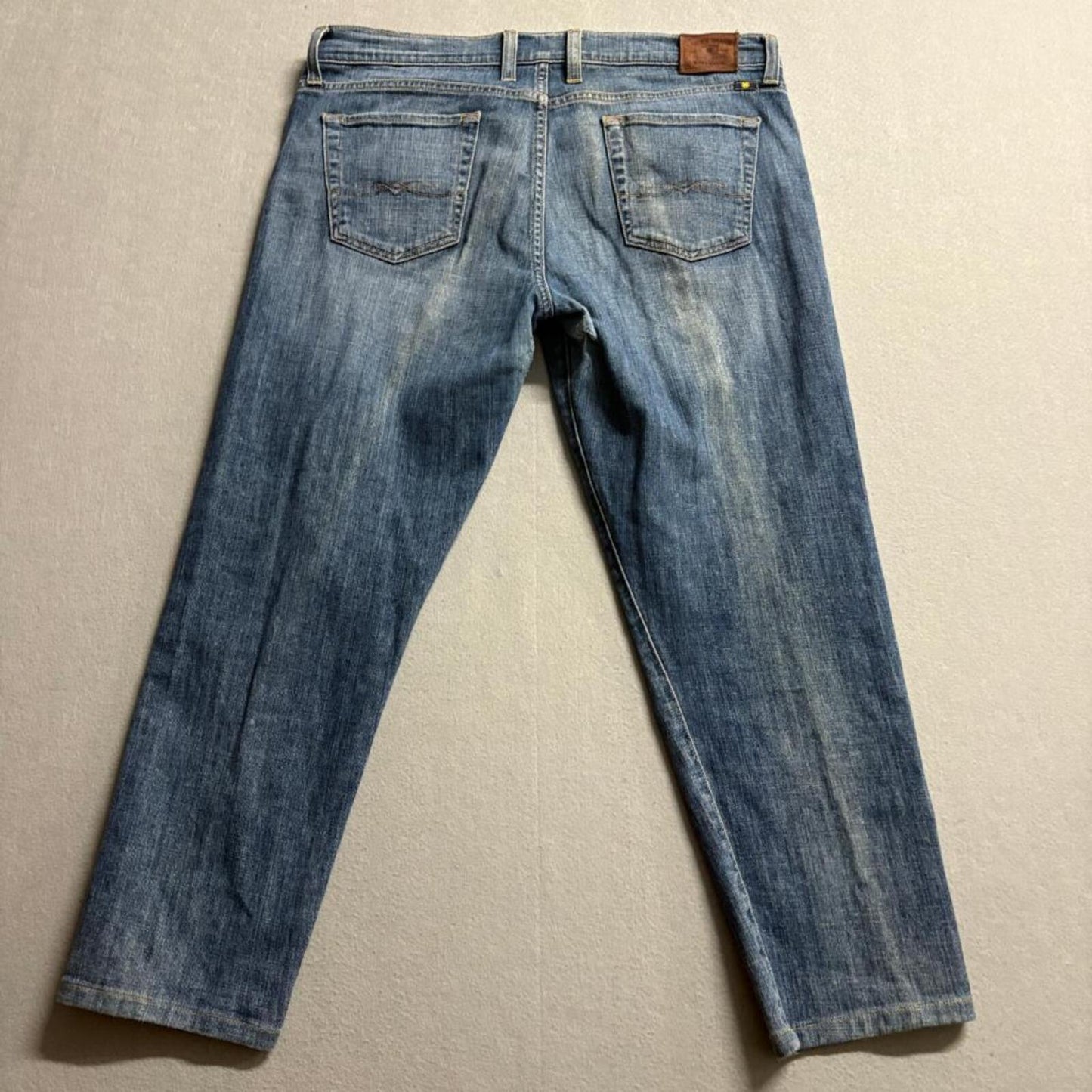 Lucky Brand Sienna Cigarette Jeans Womens 10 30 Blue Denim Stretch Crop Ankle