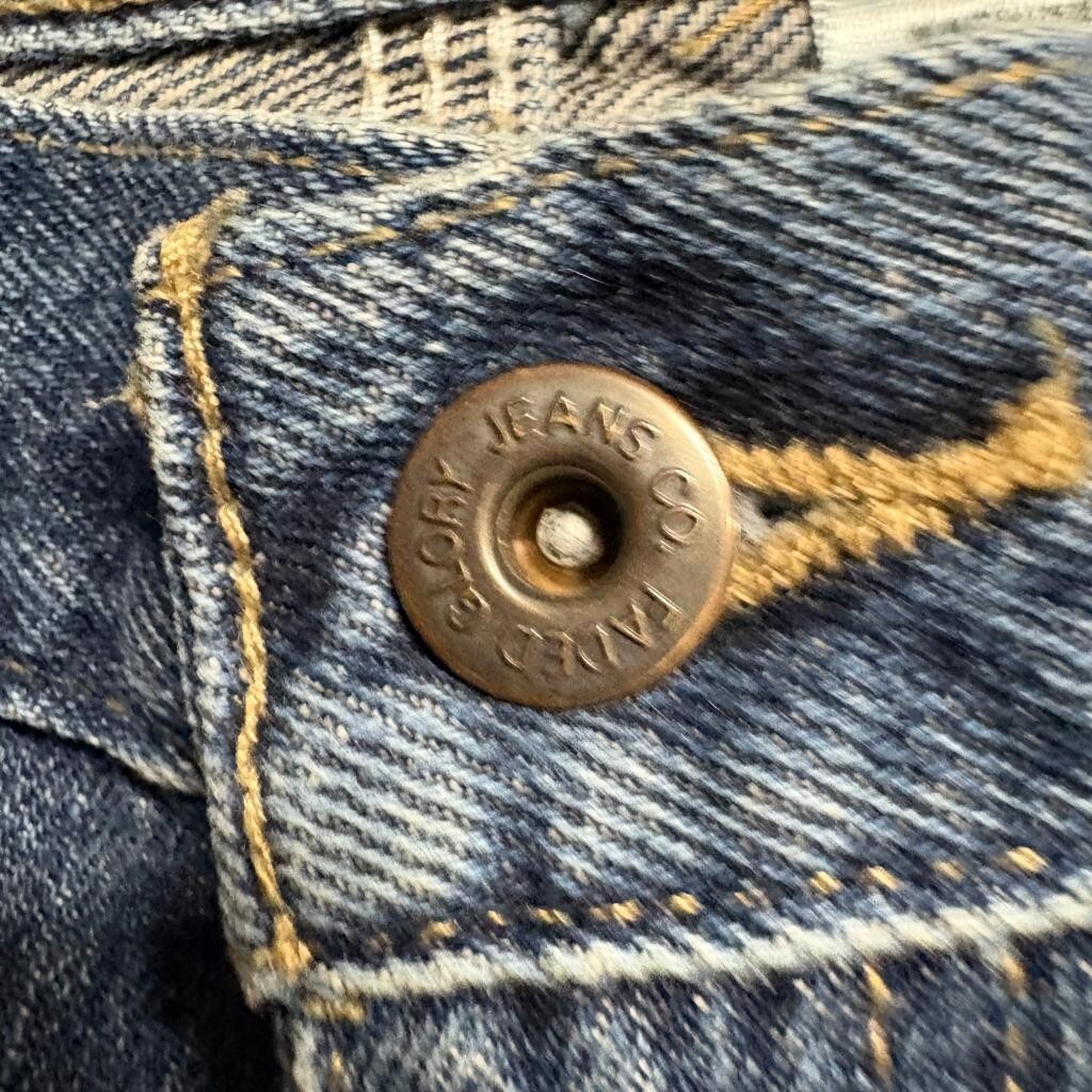 Faded Glory Carpenter Denim Shorts Mens 32 Blue Cotton Utility Workwear