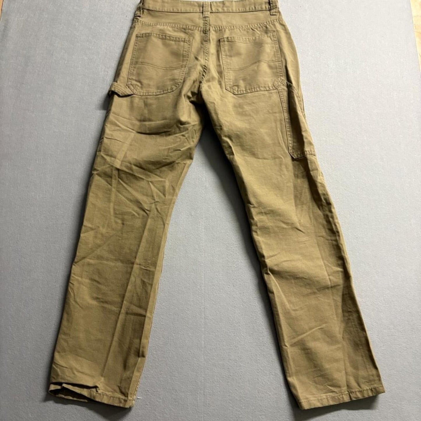 Blue Mountain Carpenter Pants Mens 30x32 Brown Cotton Canvas Workwear Utility