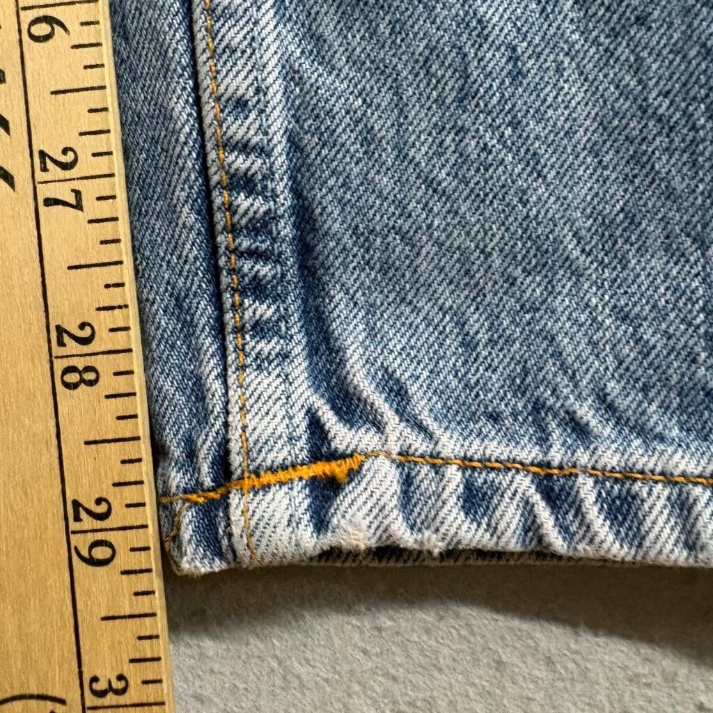 Nudie Jeans Co Mens 28x30 Blue Denim 100% Organic Cotton Straight Leg Jeans