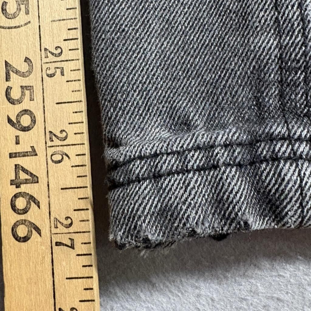 Simple Society Cargo Jeans Womens Size 26 Gray Acid Wash Elastic Waist Denim