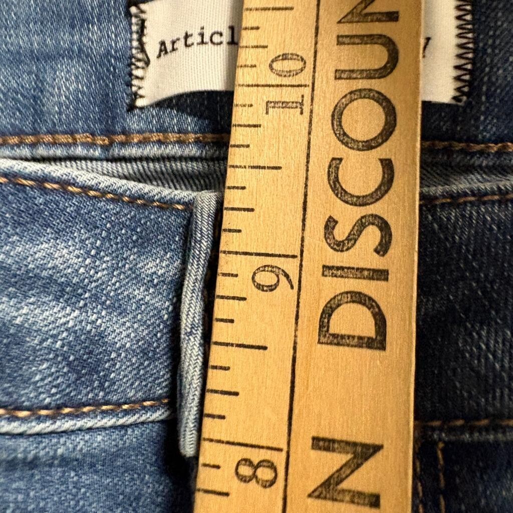 Articles of Society Distressed Skinny Jeans Womens Size 30 Blue Denim Stretch