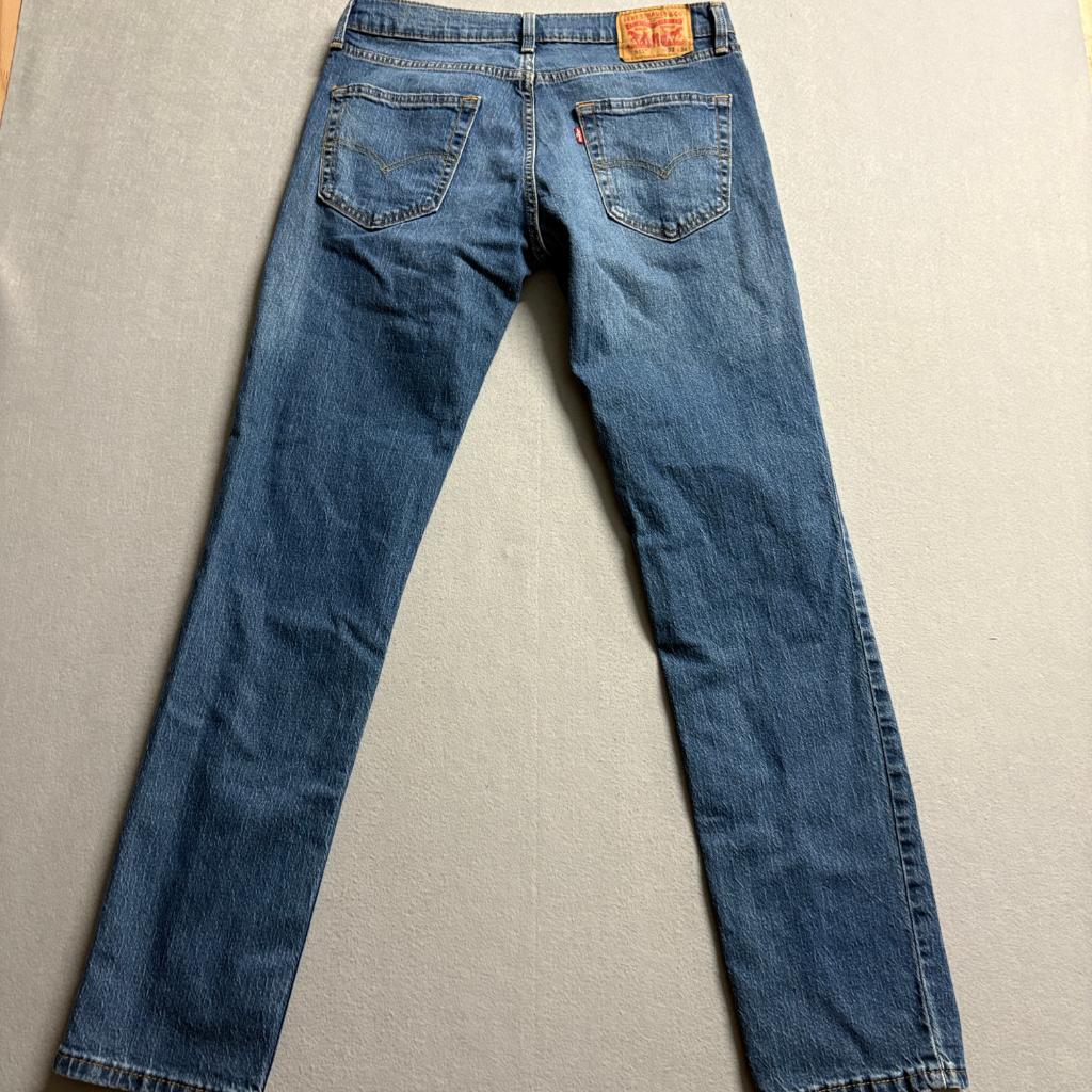 Levis 511 Slim Jeans Mens 32x34 Medium Wash Blue Stretch Denim Pants