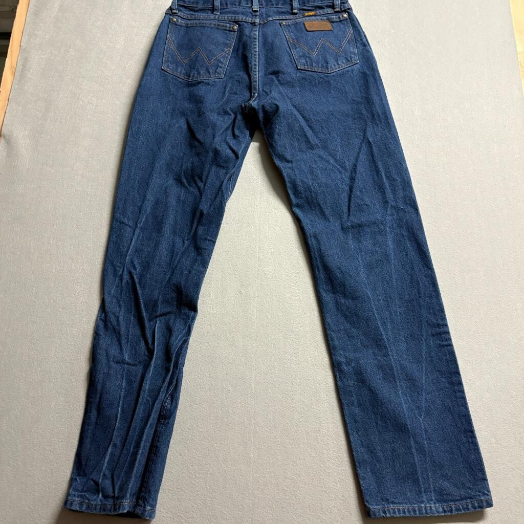 Wrangler 47MWZ Premium Performance Cowboy Cut Jeans Mens 34x34 Regular Fit Blue