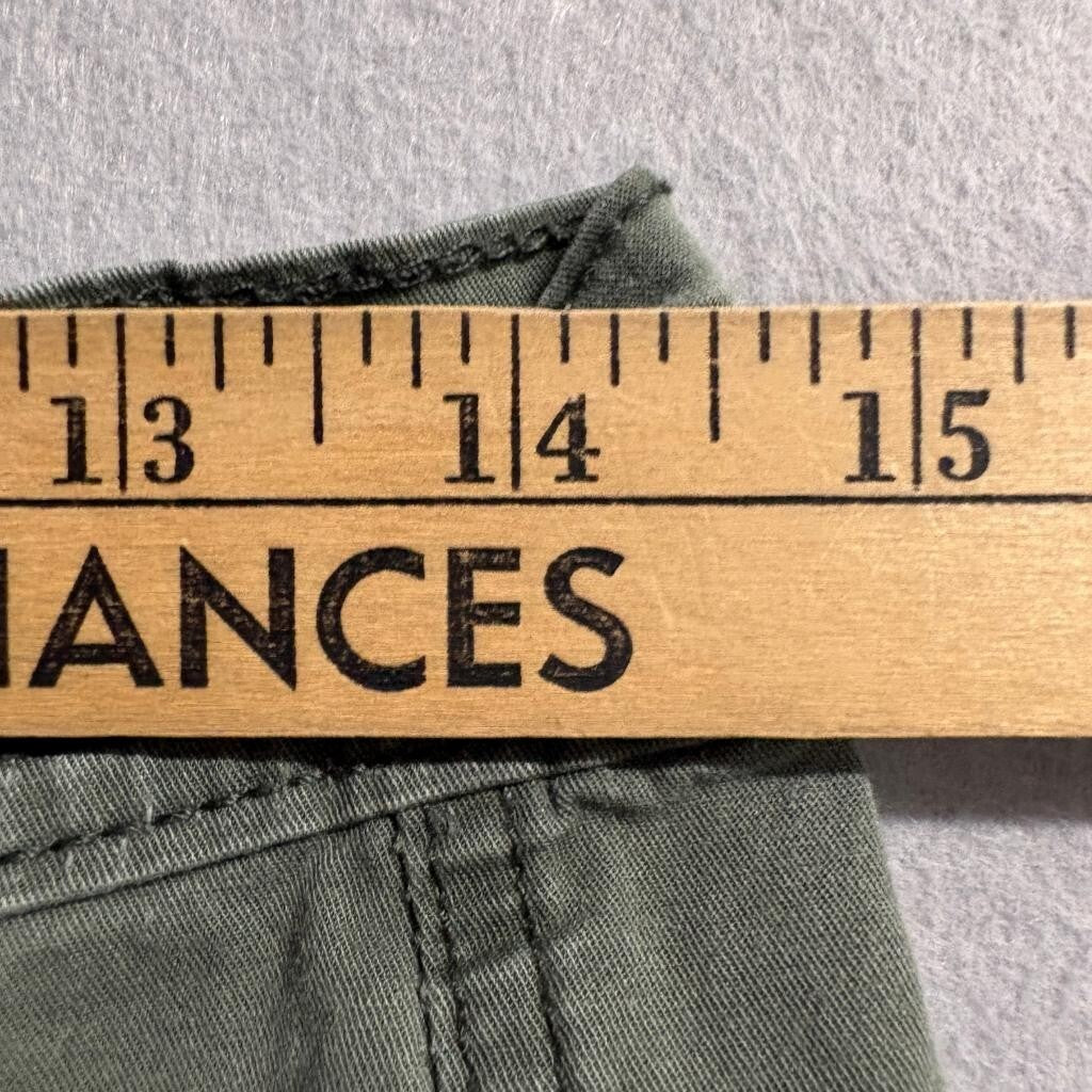 Kensie Jeans The Ella High Rise Straight Cargo Pants Womens Size 8/29 Green