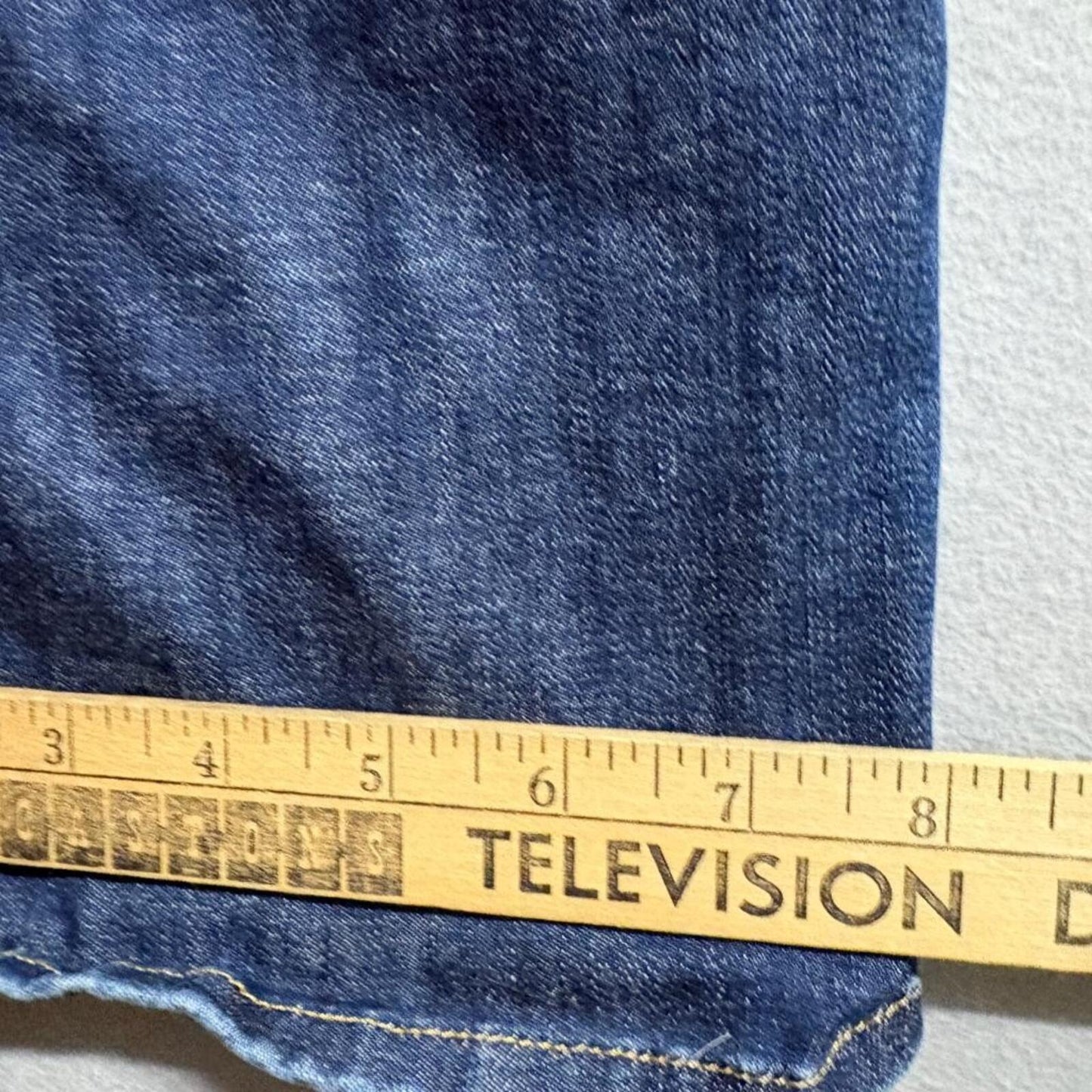 True Religion Tony Bootcut Jeans Womens 29 Blue Denim Made in USA Stretch