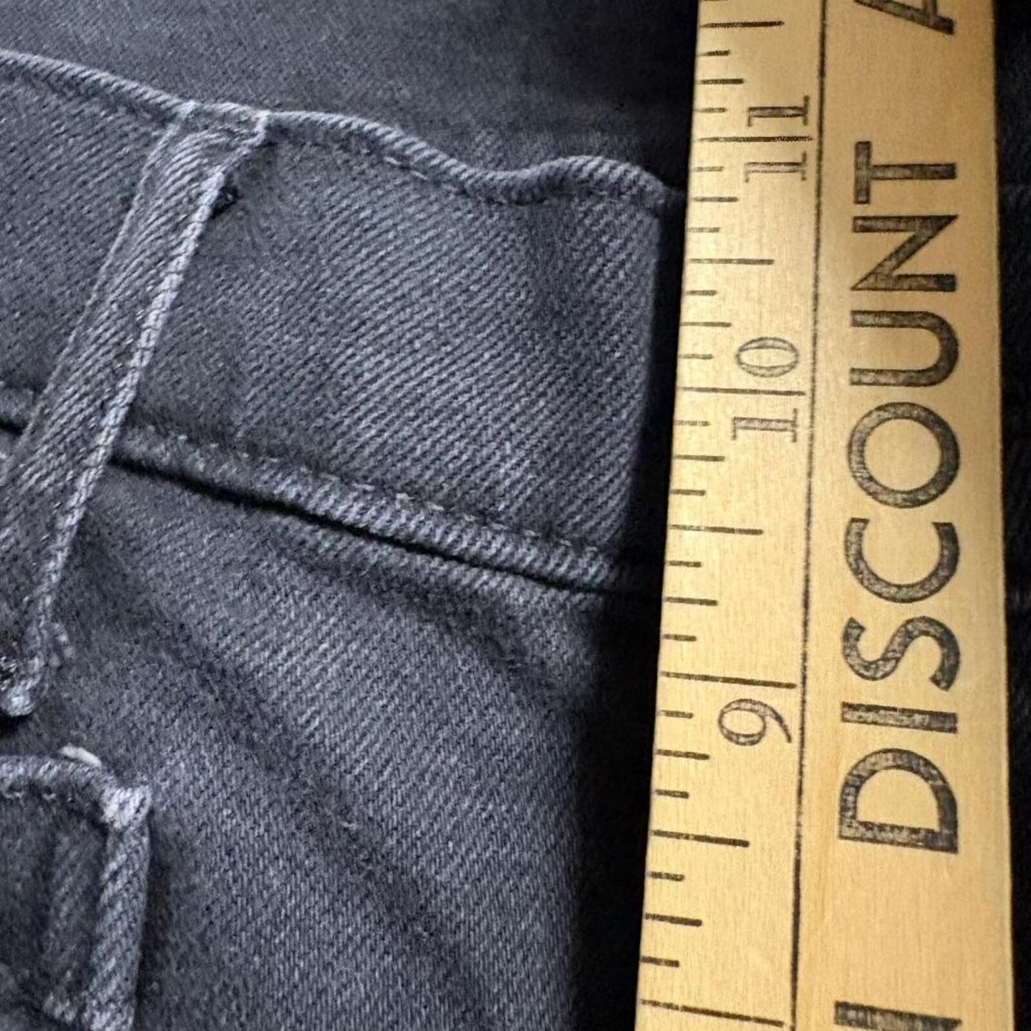 Gap 70s Flare High Rise Jeans Womens Size 30 10T Black Denim Stretch Tall