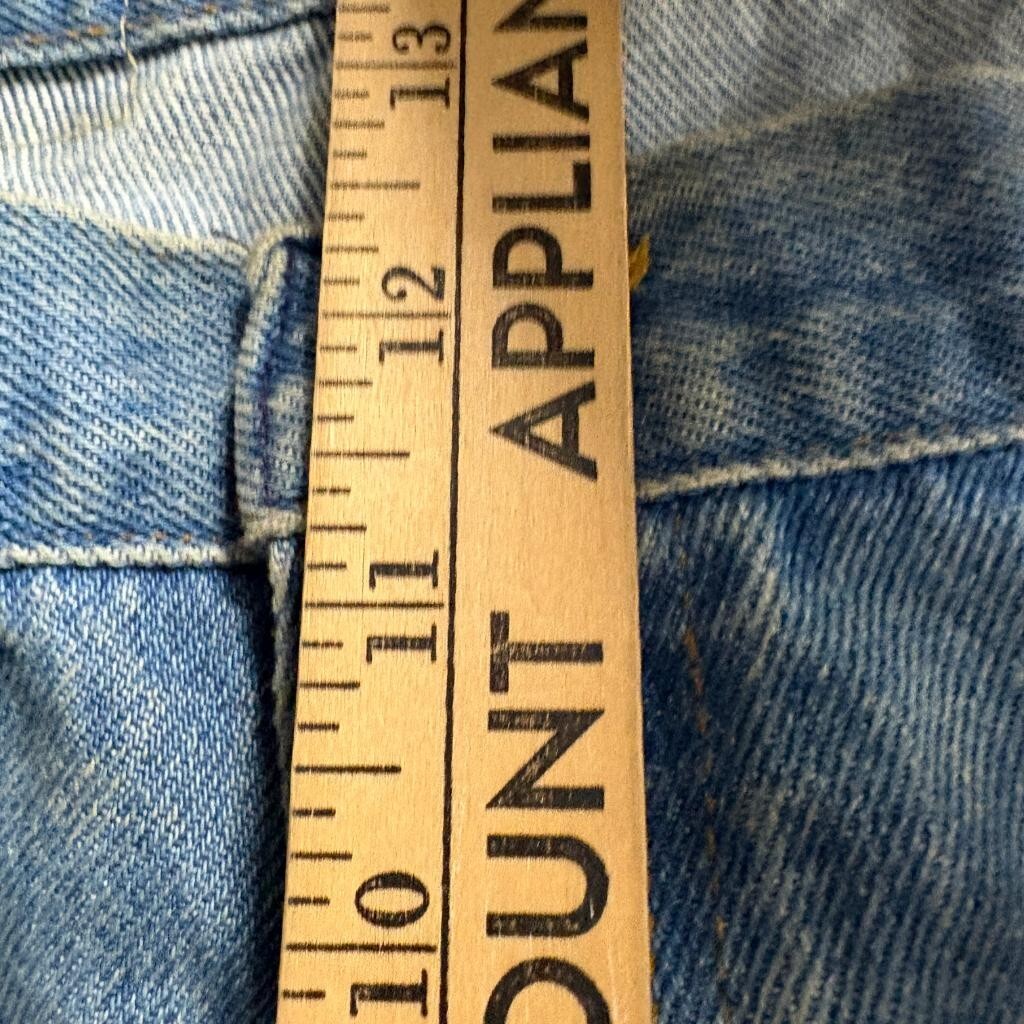 Vintage Denim Express Jeans Womens 38 High Rise Tapered Mom Blue Denim 100%