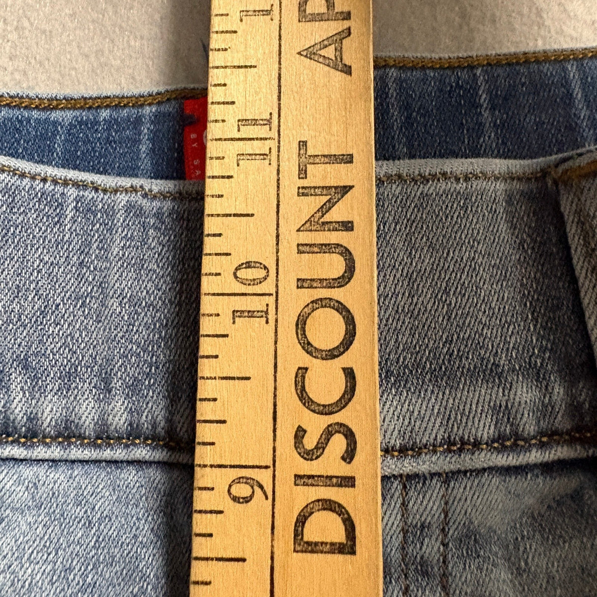 Spanx Womens Ankle Skinny Jeans Medium Light Wash Pull On Denim Leggings