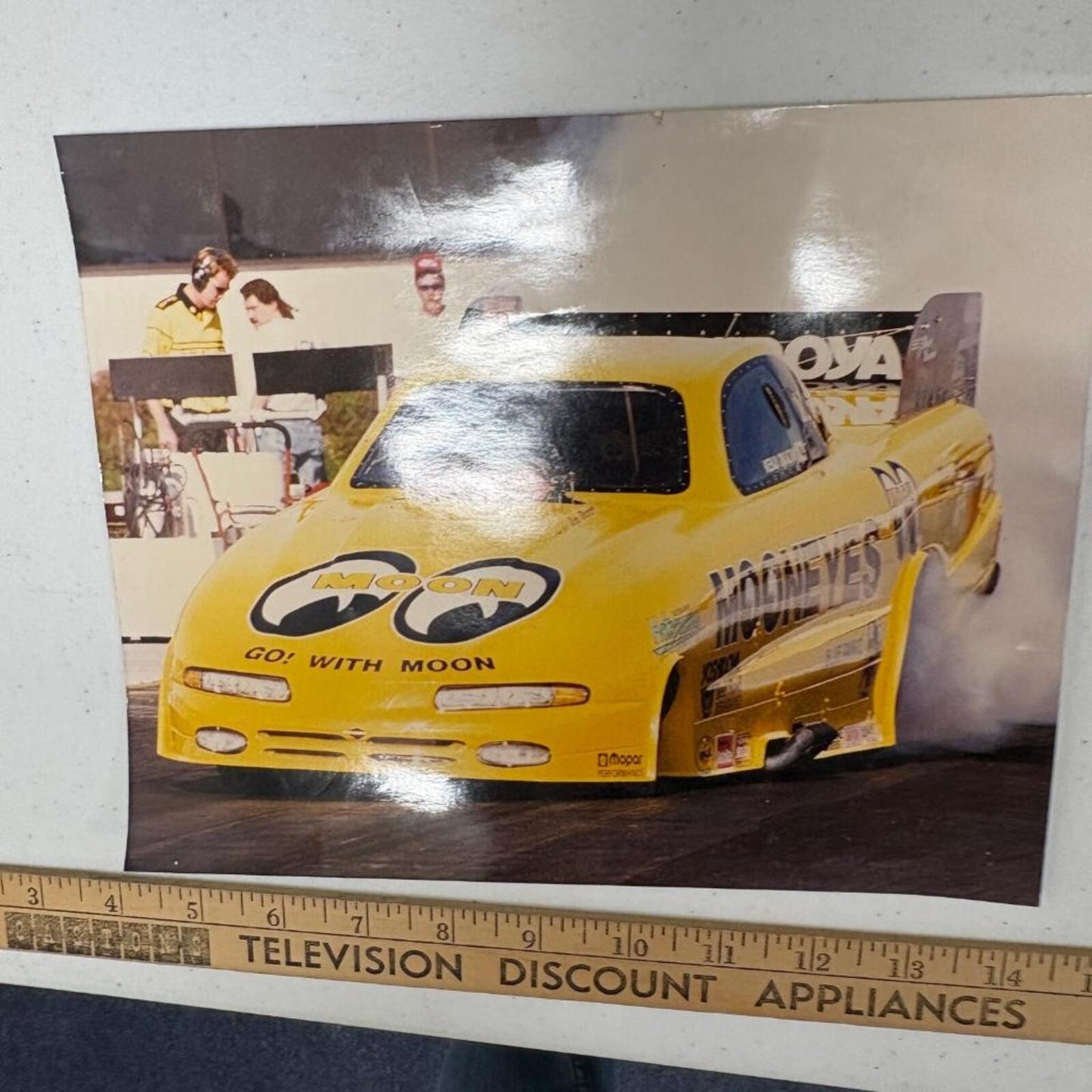 Mooneyes Dodge Avenger Funny Car NHRA Drag Racing Glossy Photo 8x10