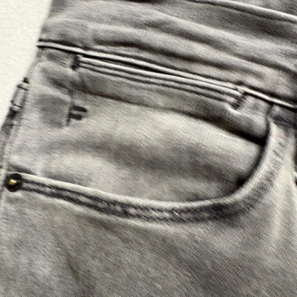 Frame Le High Skinny Jeans Womens 27 Gray Burton Wash Stretch Denim
