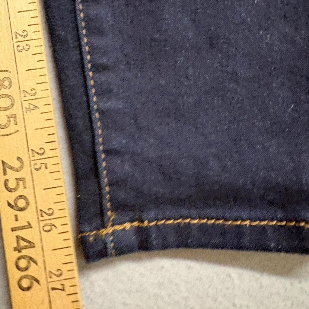 Curve Appeal Skinny Jeans Womens 4/27 Dark Wash Blue Denim Stretch High Rise