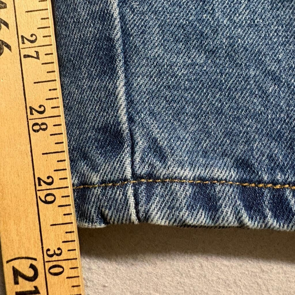 Rustler Classic Mens Jeans 44x30 Blue Denim Relaxed Fit Straight Leg NWT