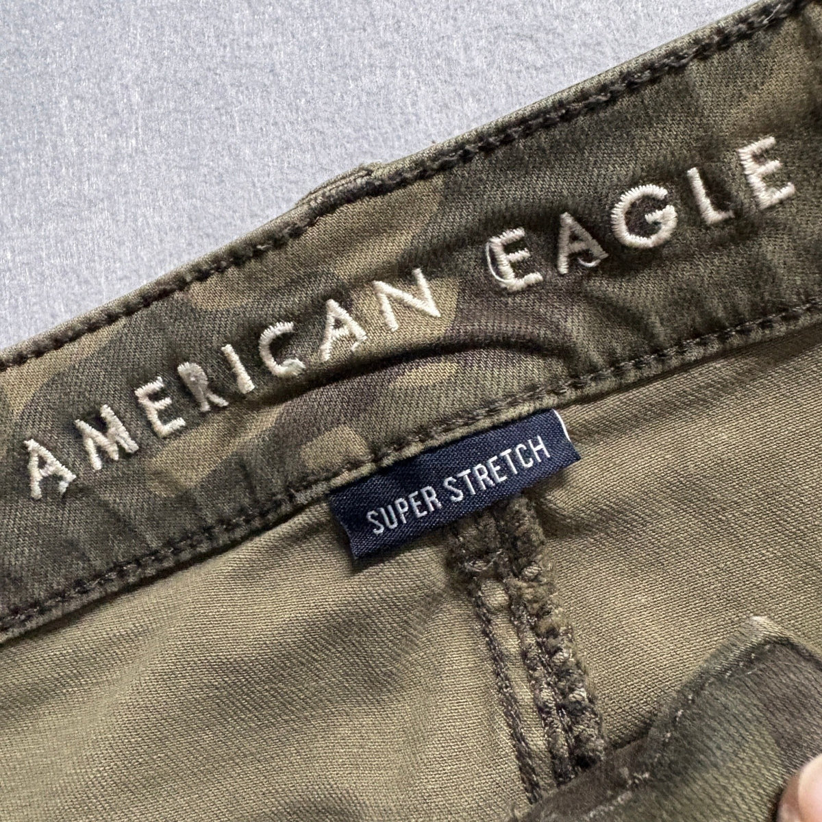 American Eagle Hi Rise Jegging Womens 10 Camo High Waisted Super Stretch Pants