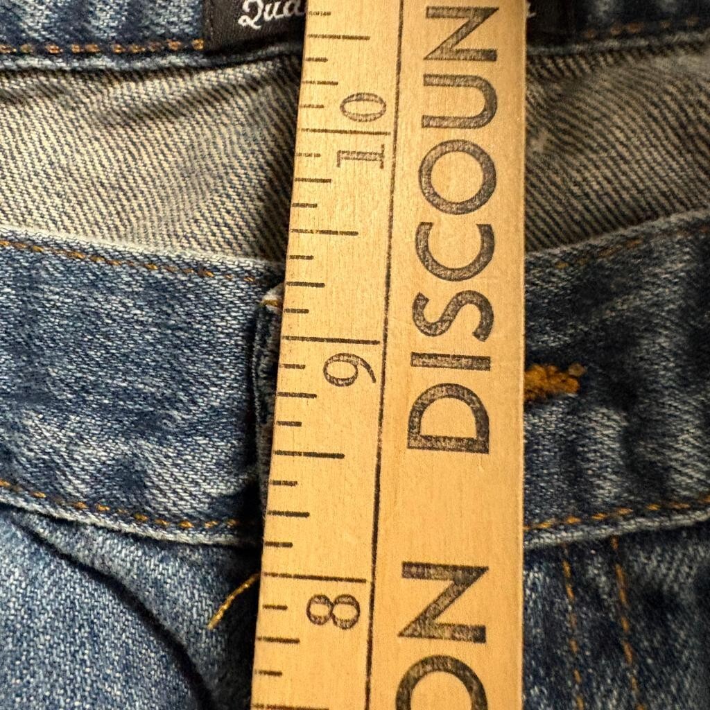 Free World Drifter Jeans Mens 33 Blue Denim Straight Leg 100% Cotton