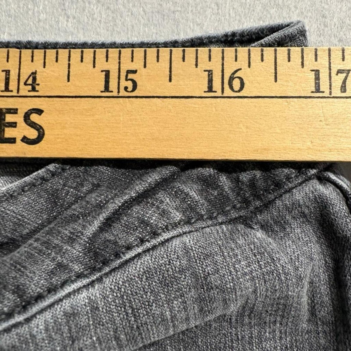 Arizona Jean Co Womens Size 17 Long Gray Skinny Jeans Stretch Denim