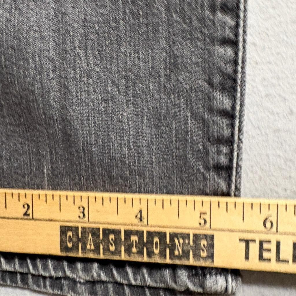 K Sqin Women Skinny Jeans Size 25 Gray Acid Wash Stretch Denim Low Rise