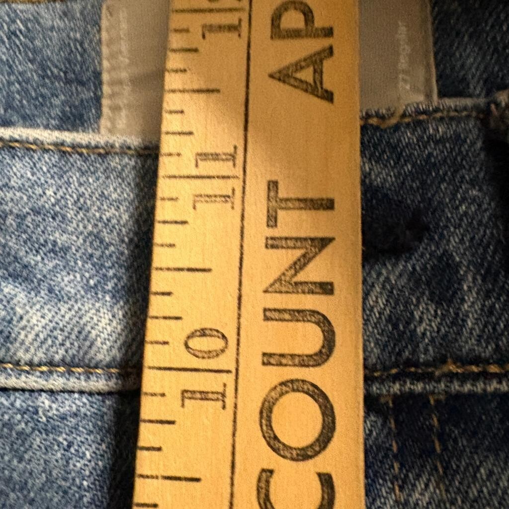 Everlane The Way High Jean Womens Size 2 Regular Blue Organic Cotton Denim