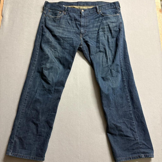 Levi's 569 Loose Straight Jeans Mens 40x32 Blue Denim WaterLess Pants
