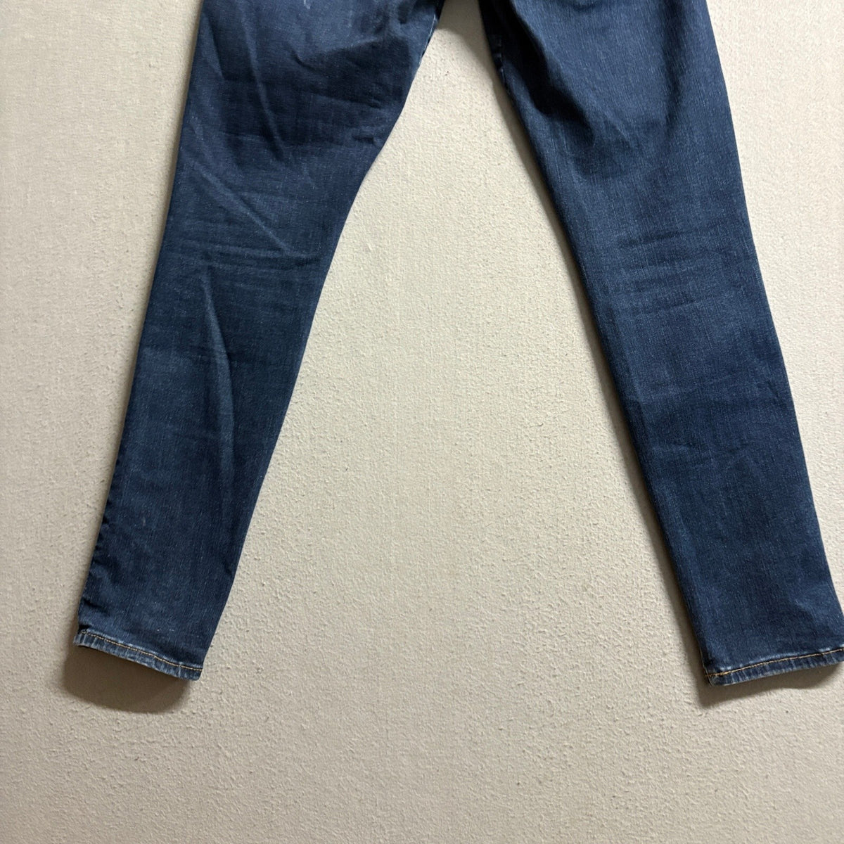 FRAME Le One Skinny Jeans Womens Size 2 Blue Stretch Denim High Rise Flaw