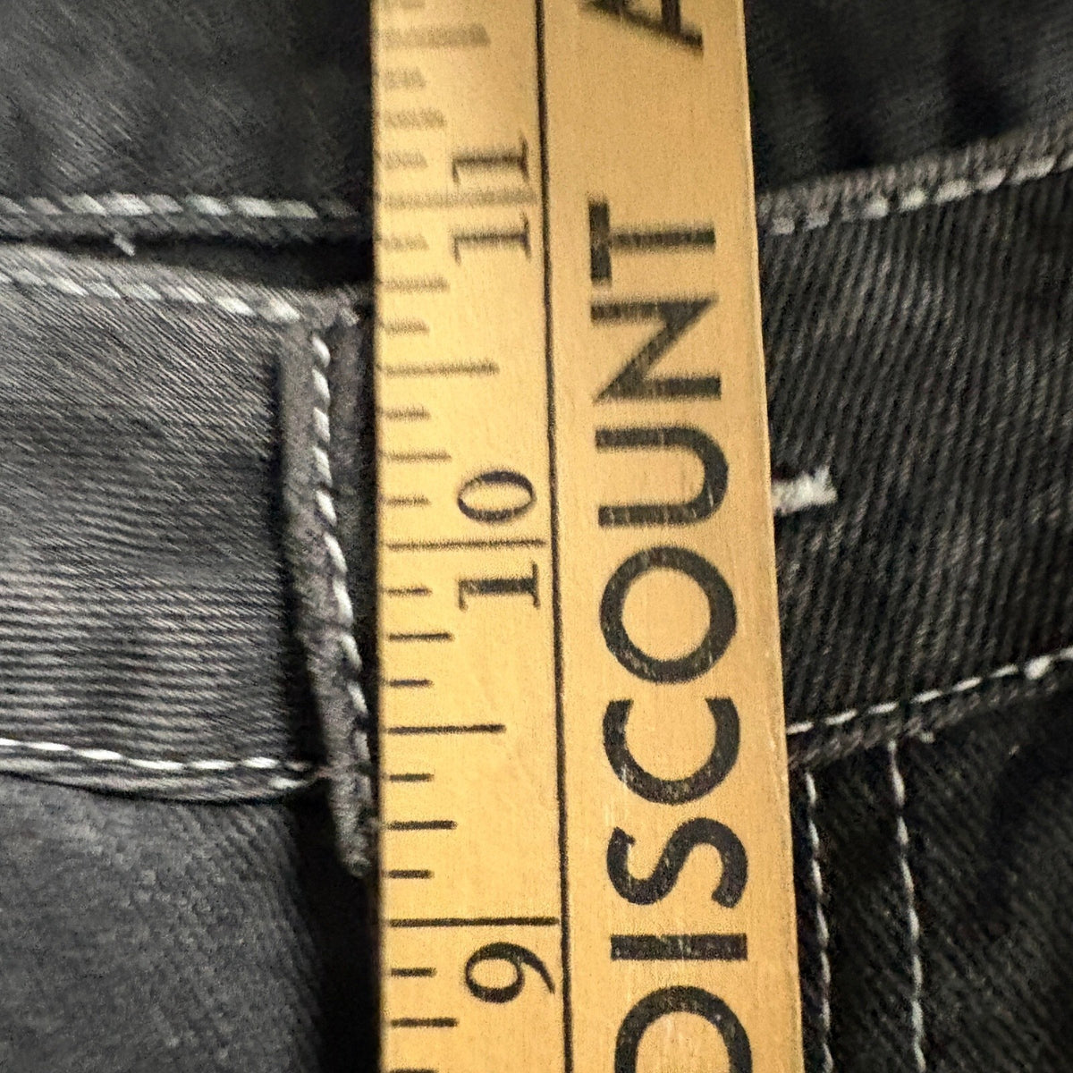NVFelix Wide Leg Jeans Womens Medium Black Acid Wash High Rise Denim