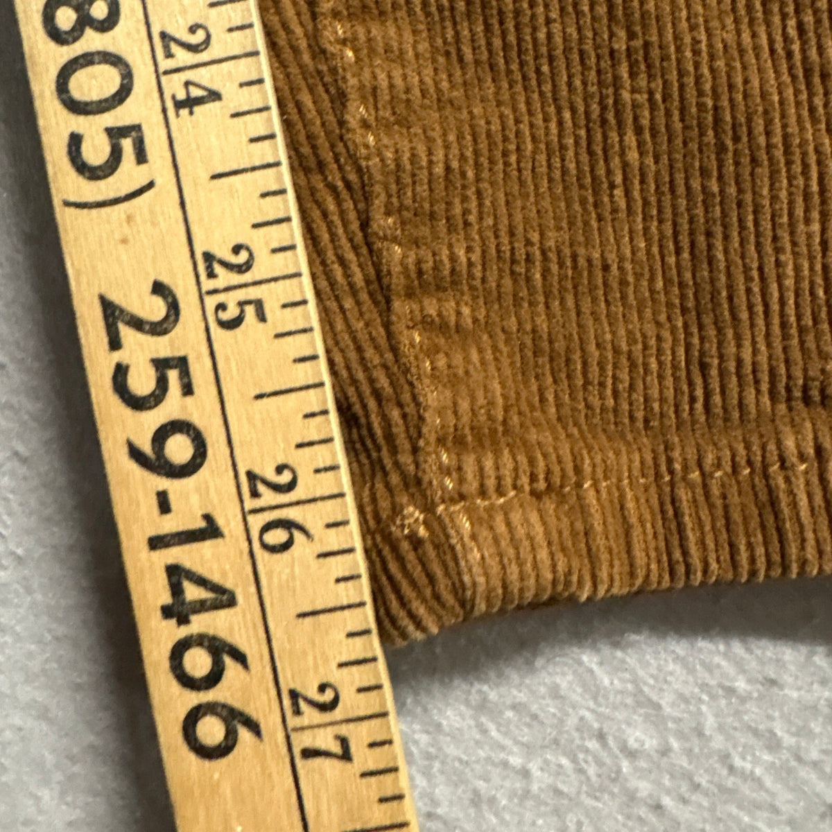 YMI Jeans Womens Size 5/27 Brown Corduroy High Rise Tapered Mom Pants Stretch