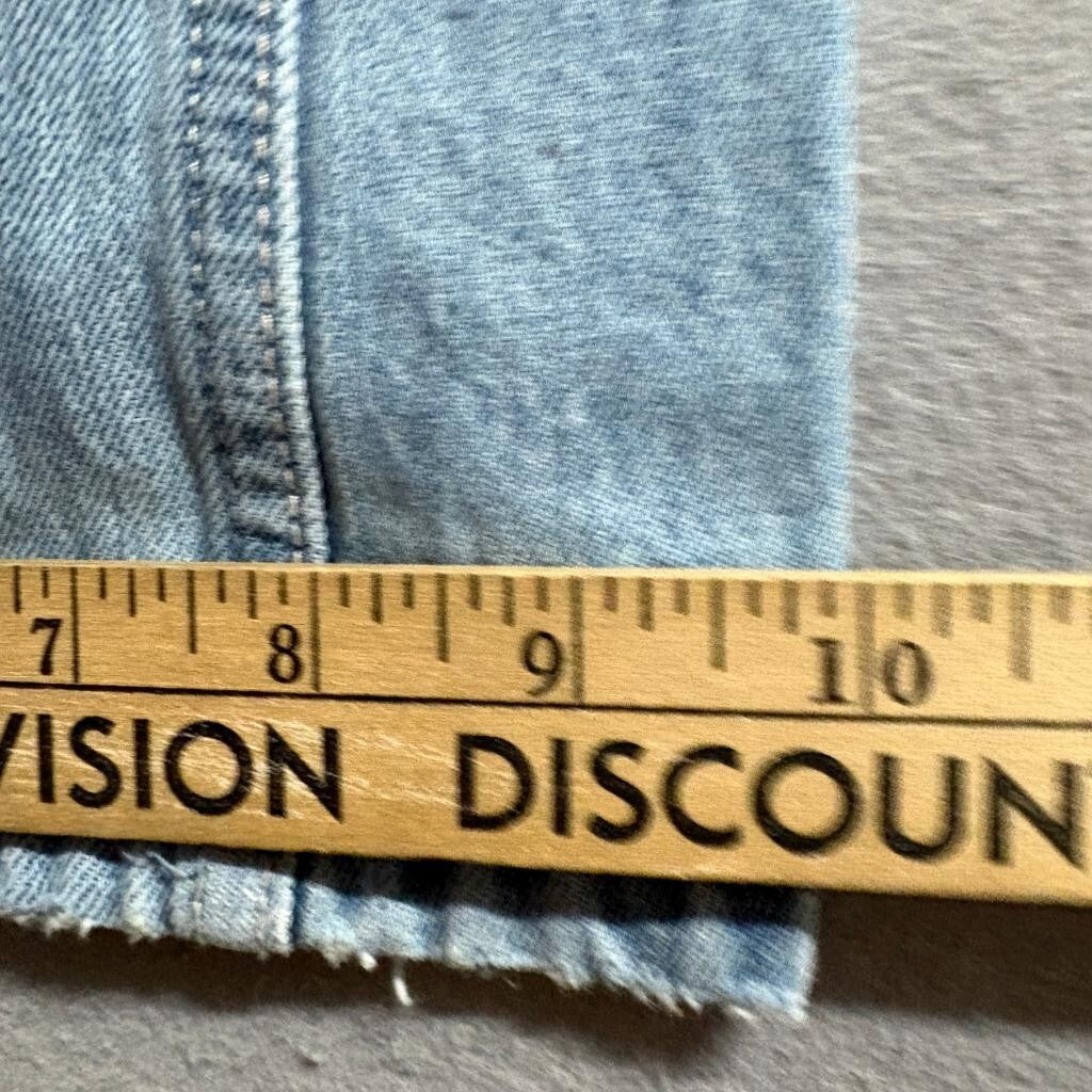 Hollister Low Rise Baggy Jeans Womens 00R W24 Distressed Light Wash Denim