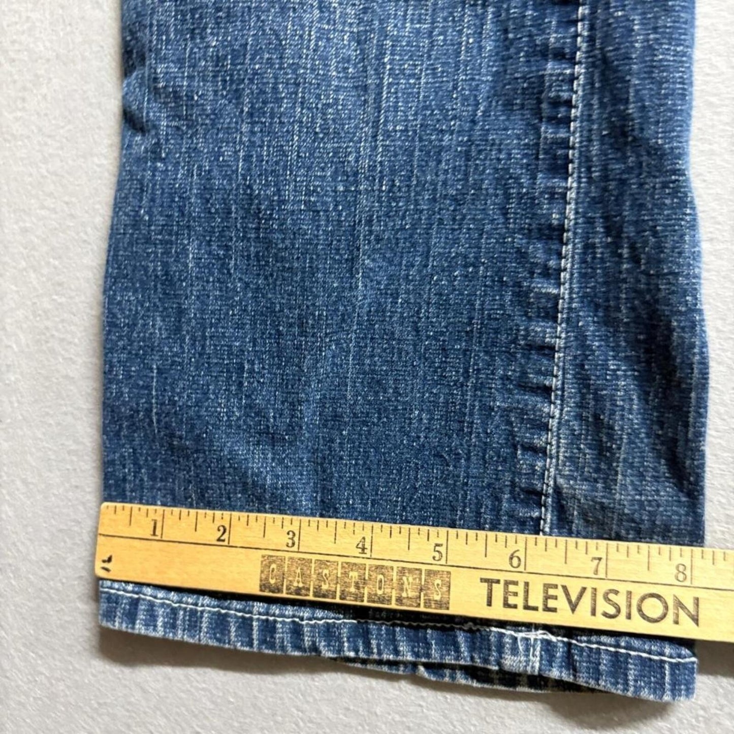 Wrangler Twenty X Jeans Womens 7/8 x 32 Blue Denim Low Rise Slim Fit Bootcut
