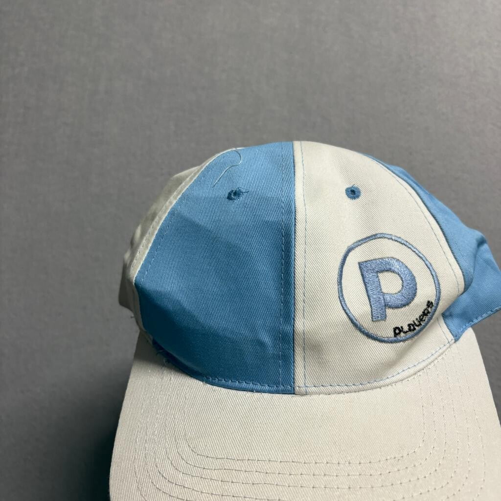 Players Brand Baseball Uniform Set Jersey Shorts Hat XL Sky Blue White 3 Piece