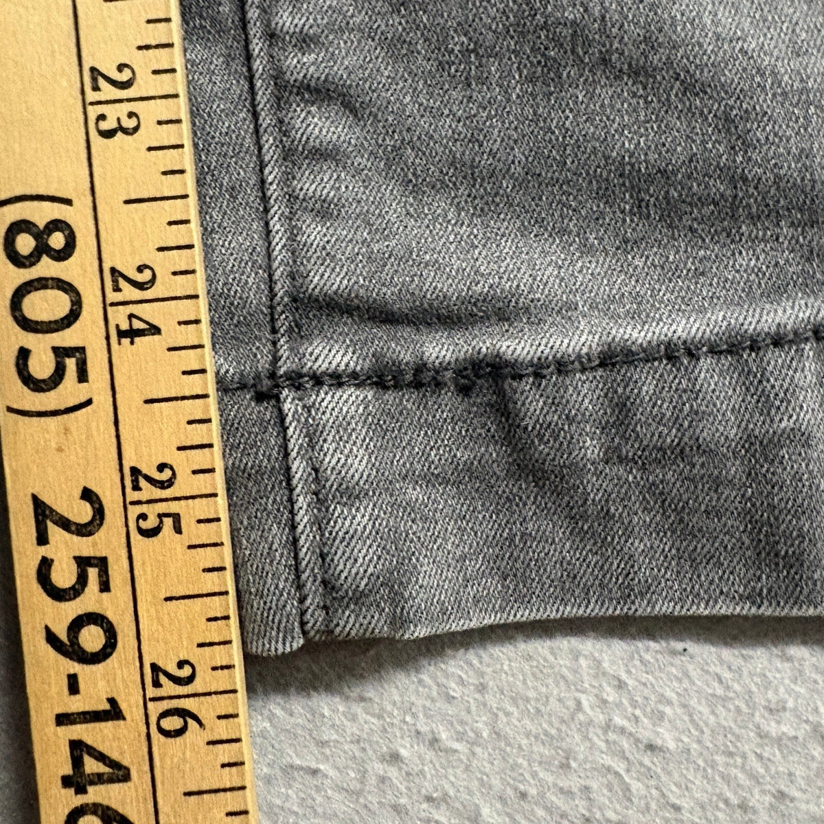 Diane Gilman DG2 Classic Stretch Denim Pants Womens Size 10T Gray Pull On Jeans
