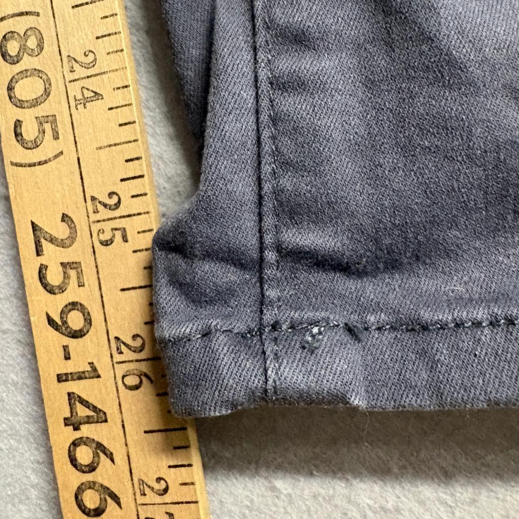 Democracy Ab Technology Jeans Womens 12 Gray Crop Stretch Denim Pants