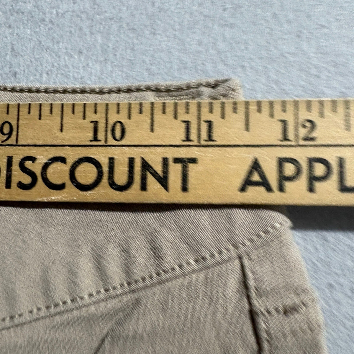 Dickies Girl Skinny Pants Womens Size 0/24 Khaki Beige Stretch Chino GM146