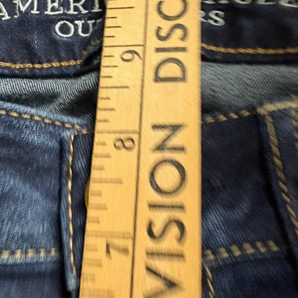 American Eagle Super Stretch Jegging Womens Size 2 Short Dark Wash Blue Denim