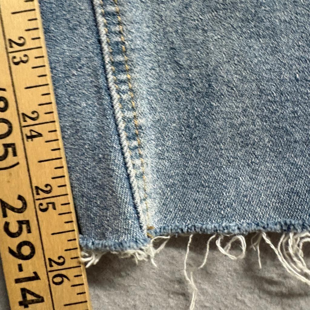 Bongo Skinny Jeans Womens Size 15 Blue Denim Embellished Rhinestone Raw Hem