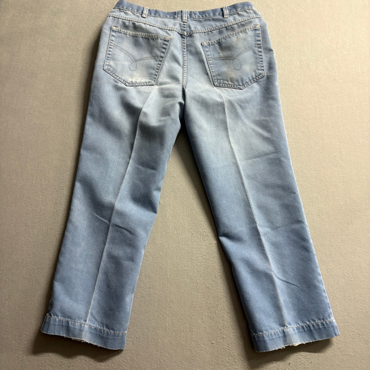 Vintage Towncraft Jeans Womens 32 Blue Denim High Rise Straight Leg Pants