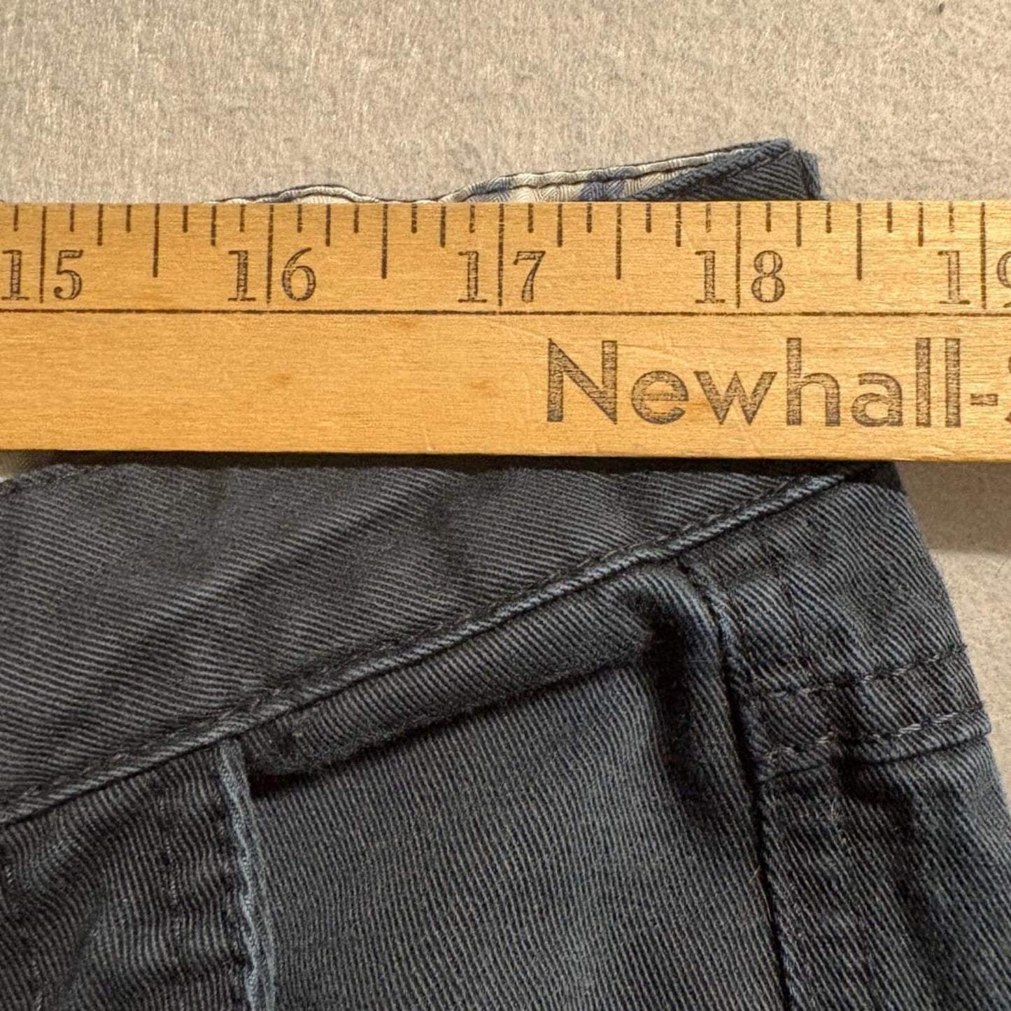 Matchstick Cargo Pants Mens 38 Black Cotton Multi Pocket Tactical Utility