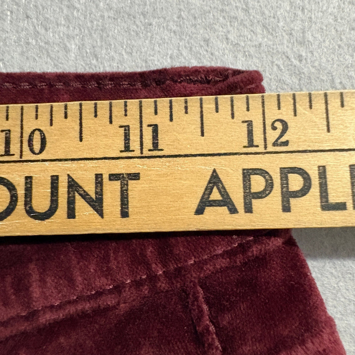 Frame Denim Le High Skinny Velvet Pants Womens 23 Burgundy Pinot Red Corduroy