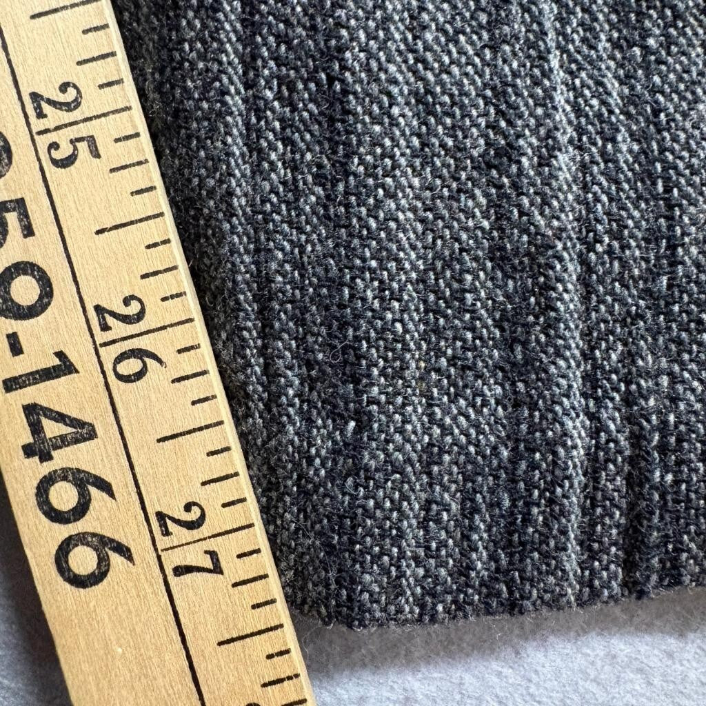 Henri Bendel Vintage Wool Blend Striped Harem Pants Womens Gray Pleated