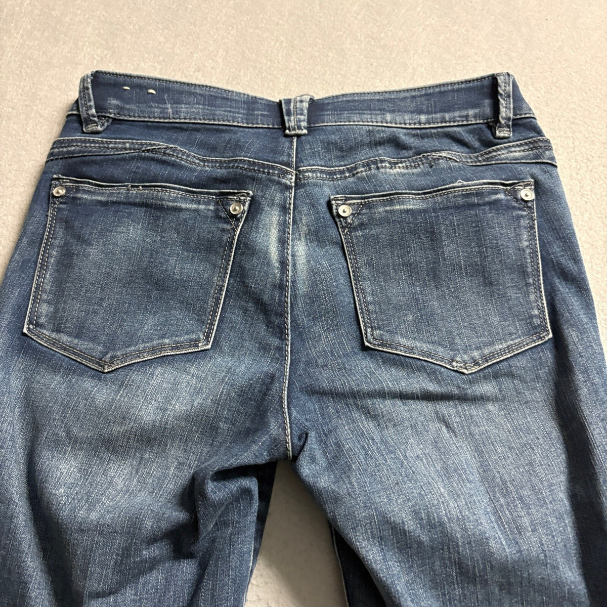 Wit & Wisdom Ab Solution Skinny Jeans Women Size 0 Blue Denim Stretch Ankle Pant