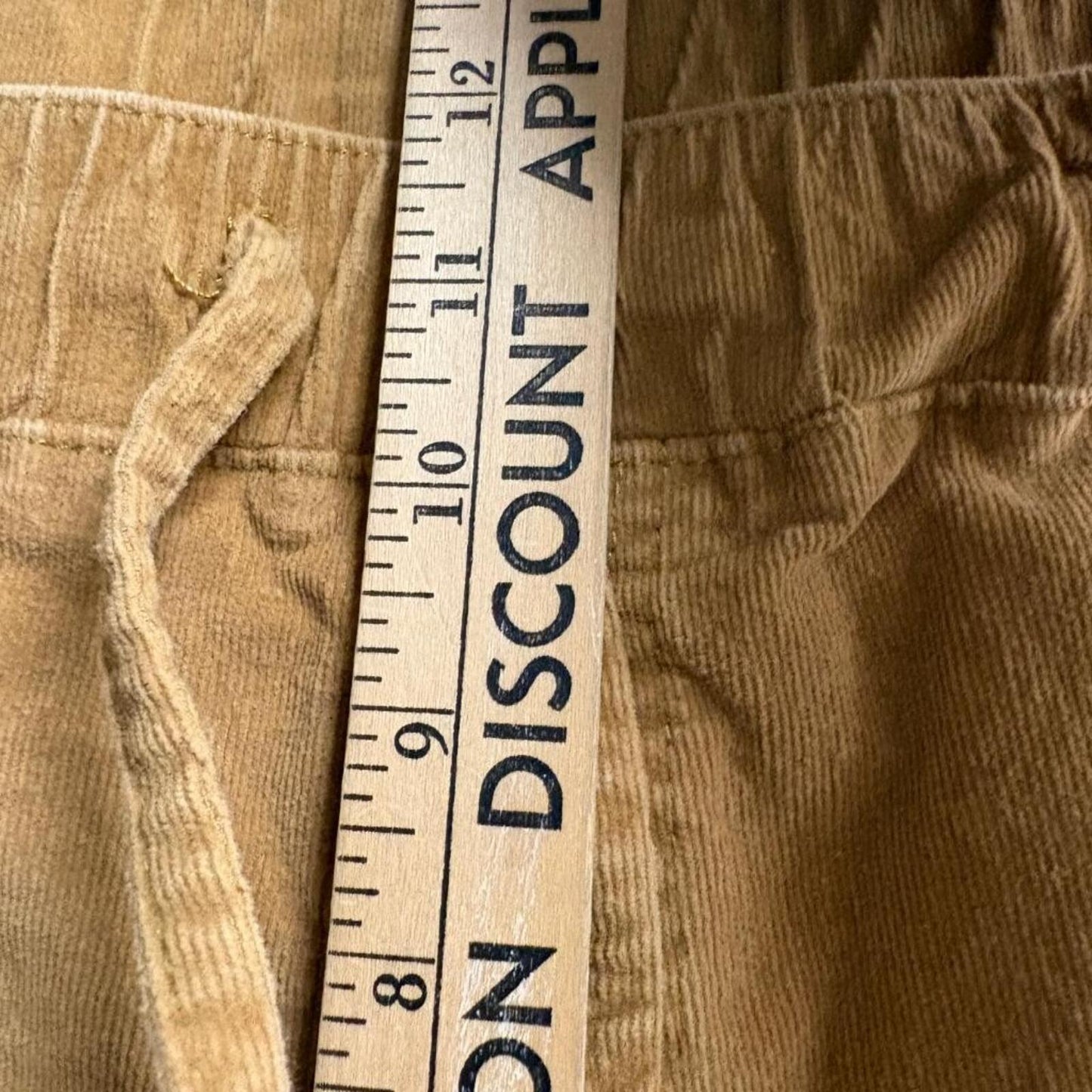 Arizona Jean Co Corduroy Joggers Womens XXL Brown Cotton Stretch Crop Pants