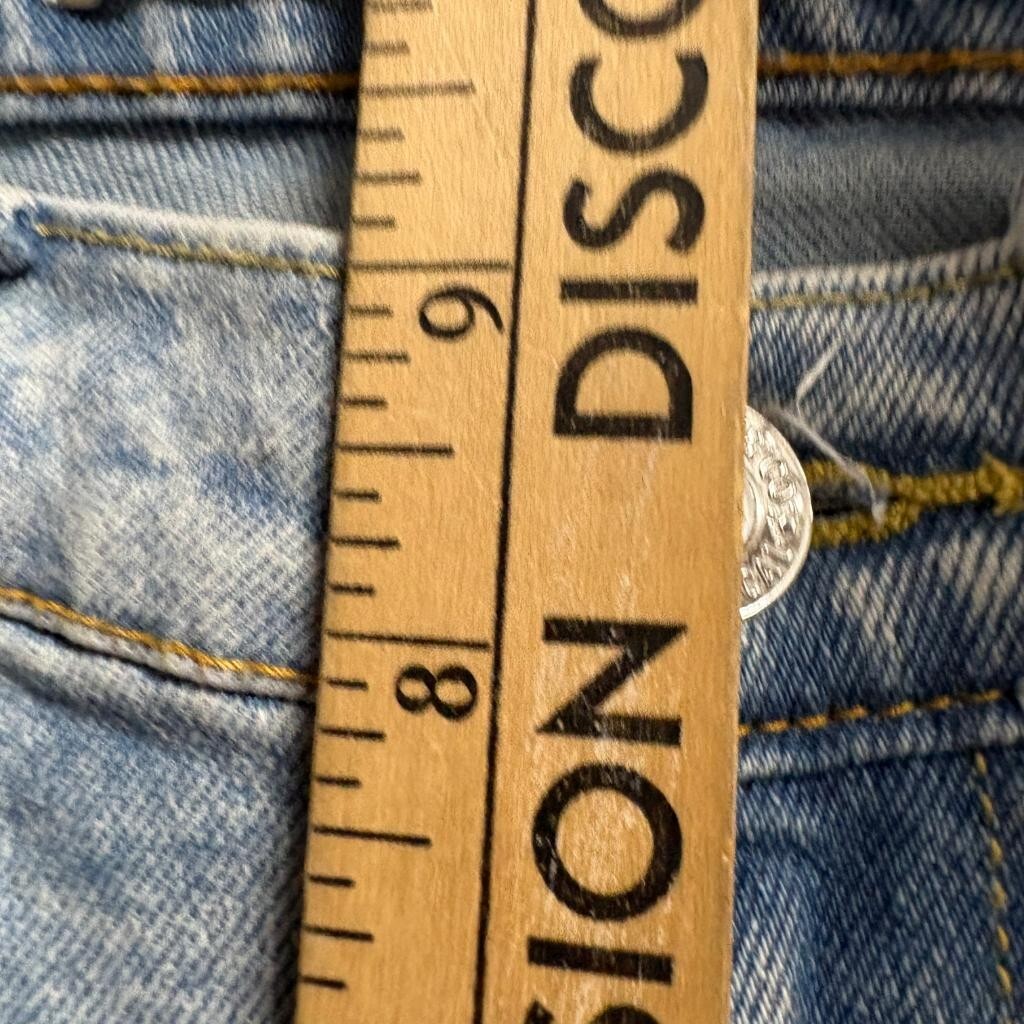 Levis 502 Regular Taper Jeans Boys Size 14 Light Wash Distressed Denim W27 L29