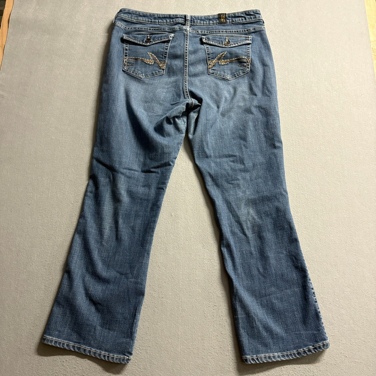 Aura from Women at Wrangler Jeans Womens Size 16 Average Blue Denim Bootcut