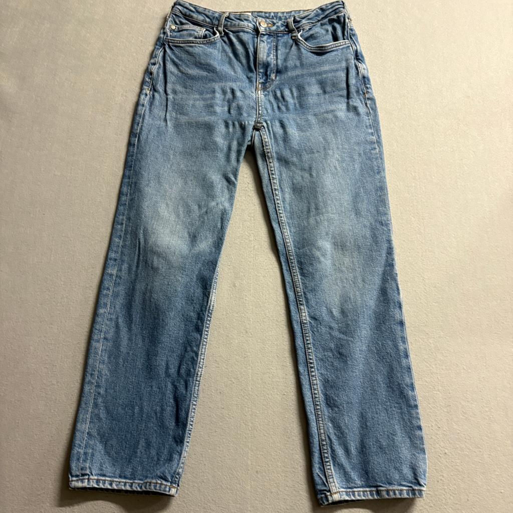 Pilcro and the Letterpress Jeans Womens 30 Blue Denim Straight Leg Anthropologie
