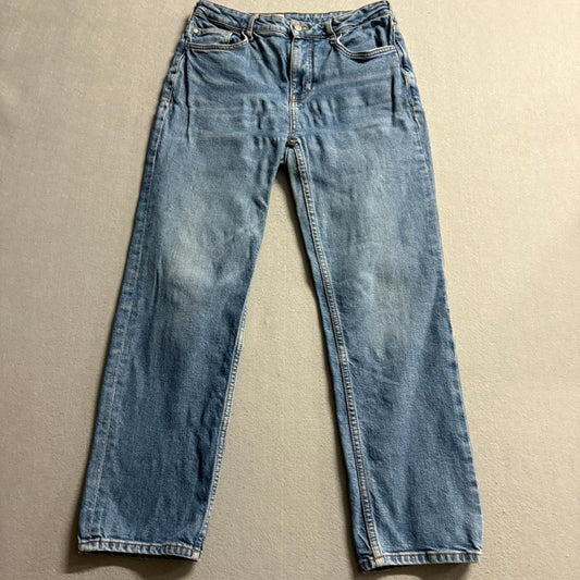 Pilcro and the Letterpress Jeans Womens 30 Blue Denim Straight Leg Anthropologie