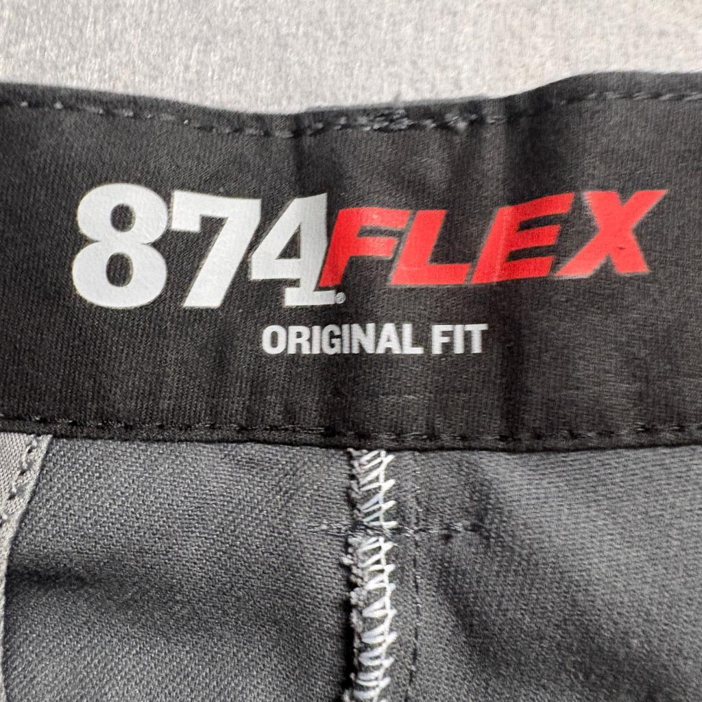 Dickies 874 Flex Original Fit Mens Pants Gray 34x27 Workwear Chino