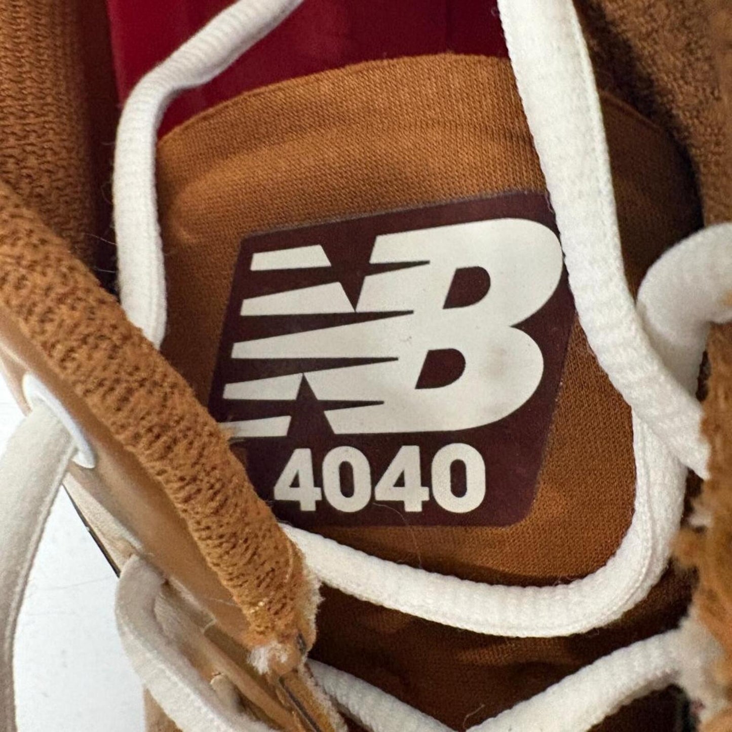 New Balance 4040v5 Metal Baseball Cleats Mens Size 13 Brown White L4040TO5