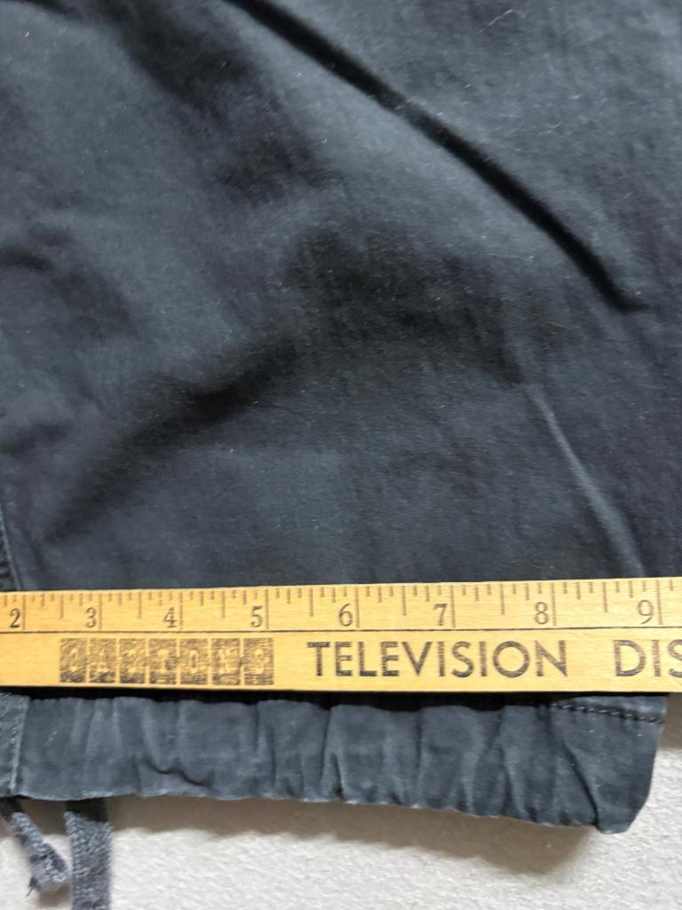 H&M Relaxed Fit Cargo Pants Mens Medium Gray Cotton Blend Drawstring Jogger
