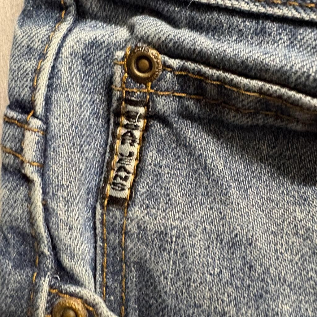Oscar Jeans Selected Mens 36x30 Blue Denim Straight Leg 100% Cotton Jeans