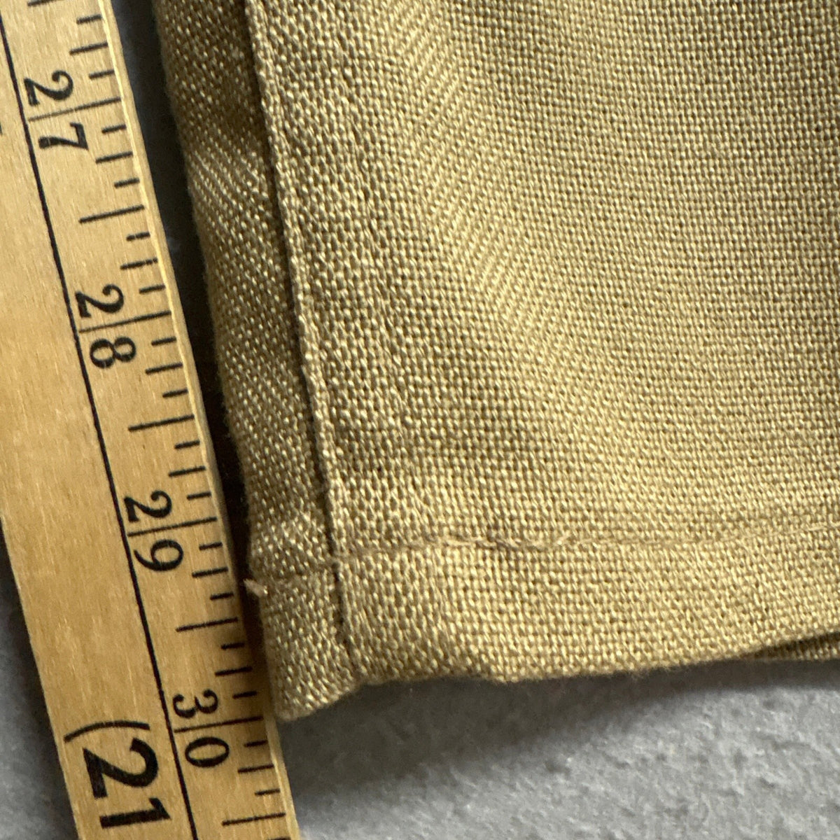 Vintage Levis Sta Prest Pants Mens 33x31 Brown Tan Flared Leg Made in USA 70s